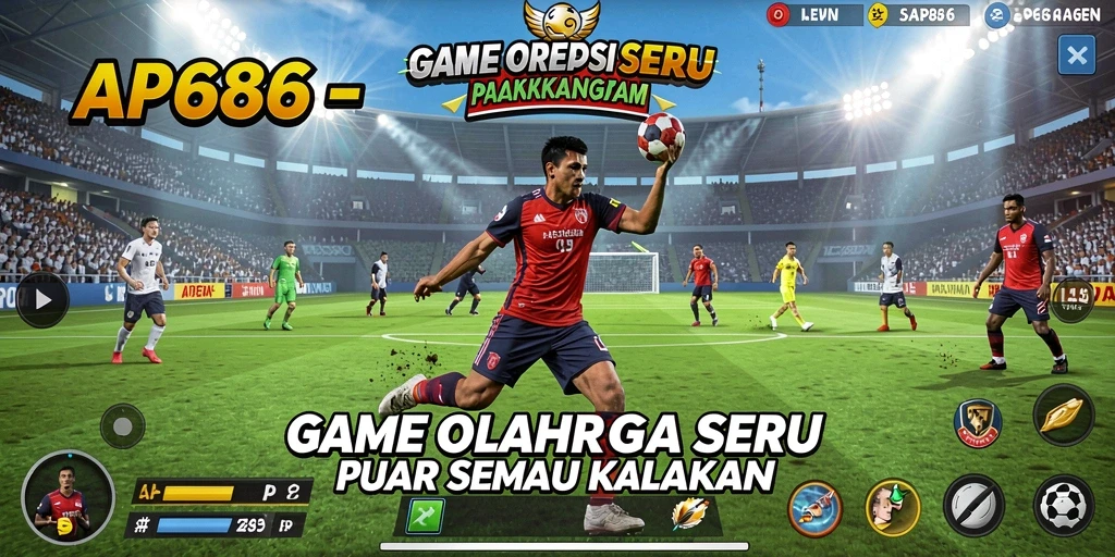 Tampilan gameplay seru dan mendebarkan dalam AP686.
