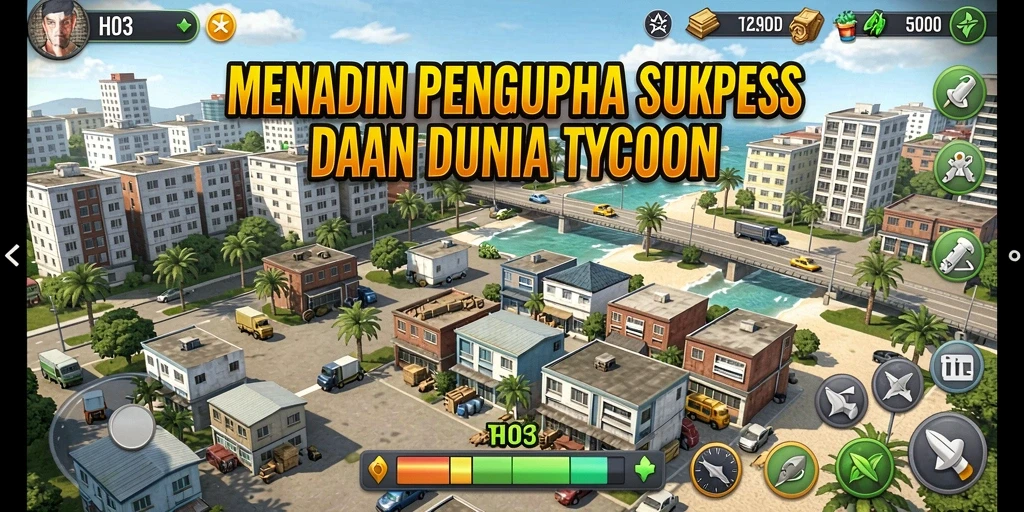 Tampilan gameplay H03 yang menarik dan menantang.