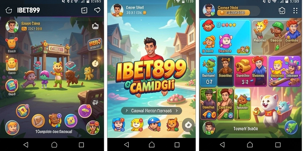 Tampilan gameplay yang seru dan colorful dari IBET899.