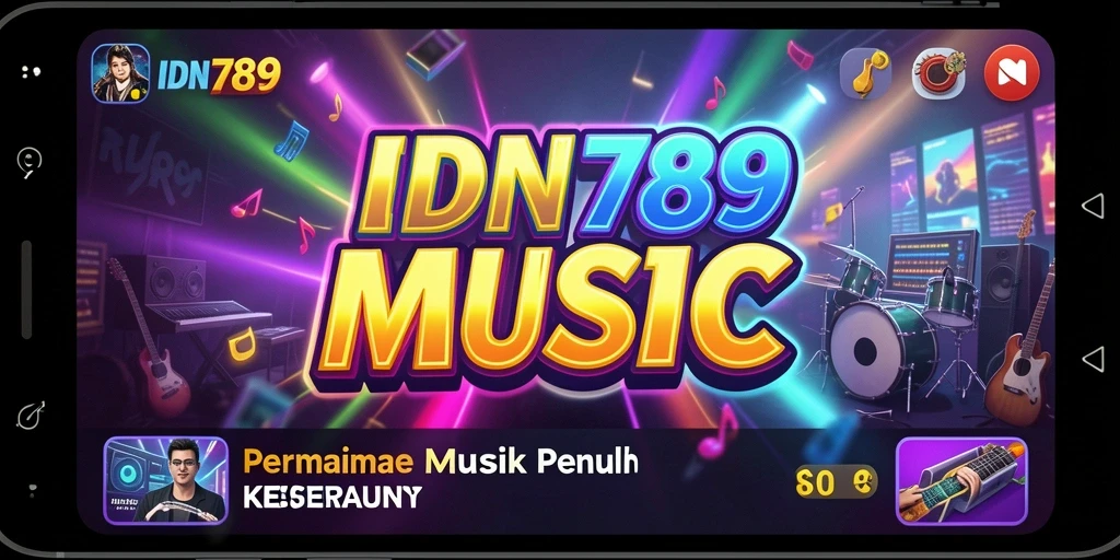 Tampilan gameplay IDN789 yang seru dan penuh warna.