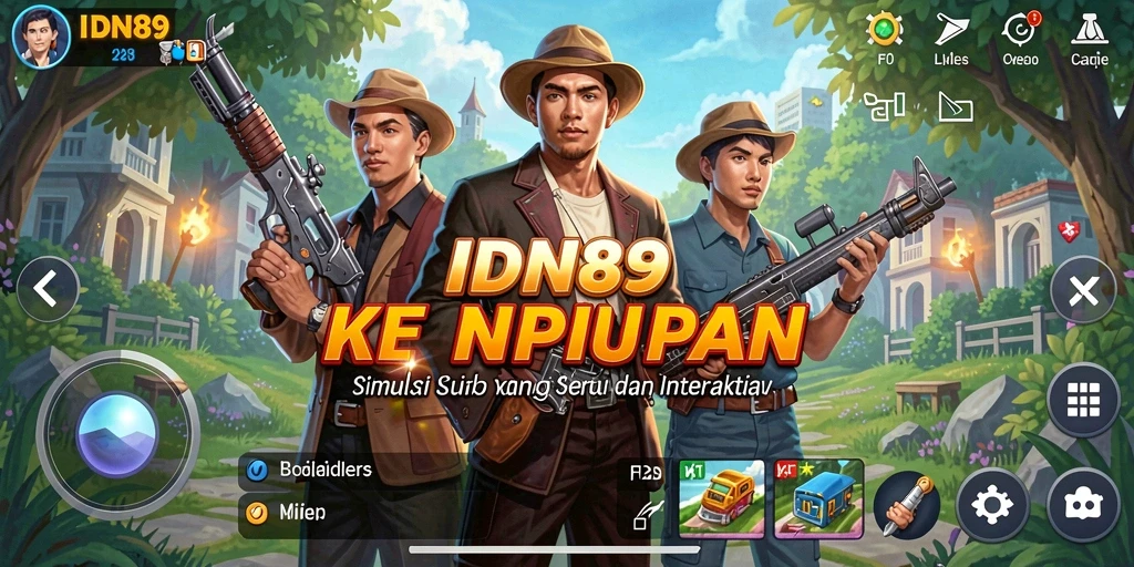 Tampilan gameplay yang menarik dan penuh warna dari IDN89.