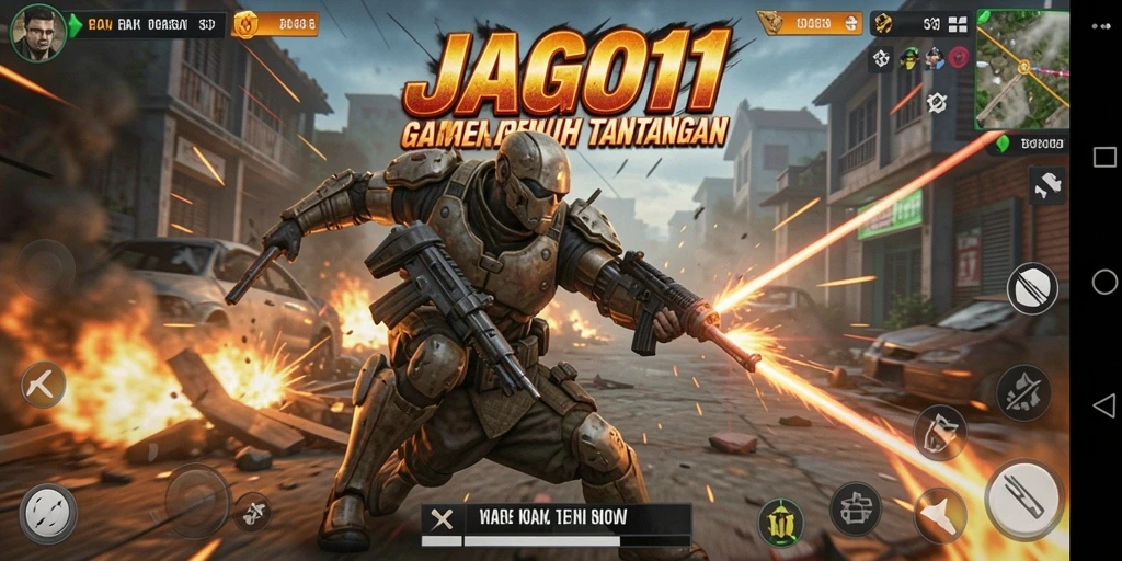 Gameplay intens dengan aksi mendebarkan dalam JAGO11.