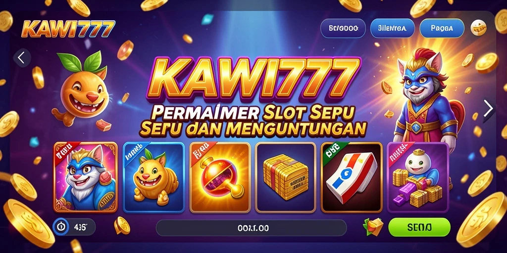 Screenshot gameplay KAWI777 yang menunjukkan keseruan permainan Slot.