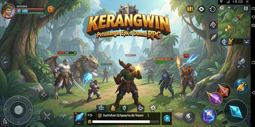 Tampilan menakjubkan dari gameplay KERANGWIN yang penuh petualangan.