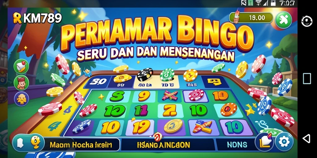 Tampilan utama gameplay Bingo KM789 yang memukau.