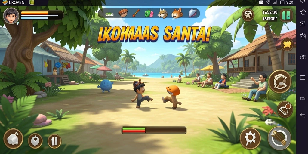 Gameplay LKOPEN yang seru dan menghibur.
