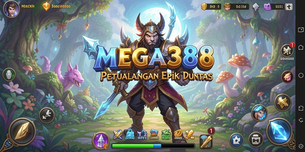 Tampilan gameplay menarik dari game petualangan MEGA388.