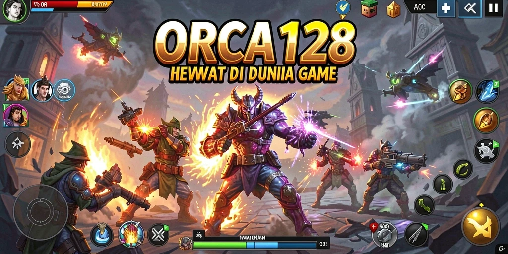 Tampilan pertarungan mendebarkan dalam ORCA128 yang penuh aksi.