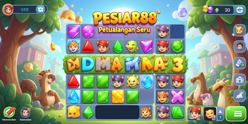 Tampilan gameplay PESIAR88 yang menarik dan penuh warna.