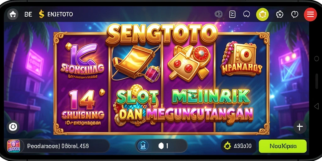 Screenshot SENGTOTO menampilkan serunya gameplay slot yang interaktif.