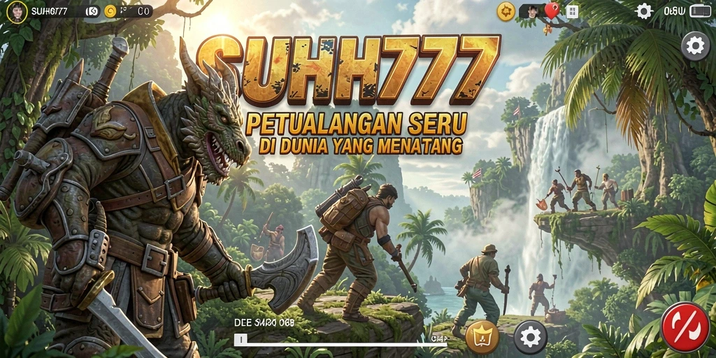 Tampilan gameplay petualangan SUHU777 yang menarik dan penuh aksi.
