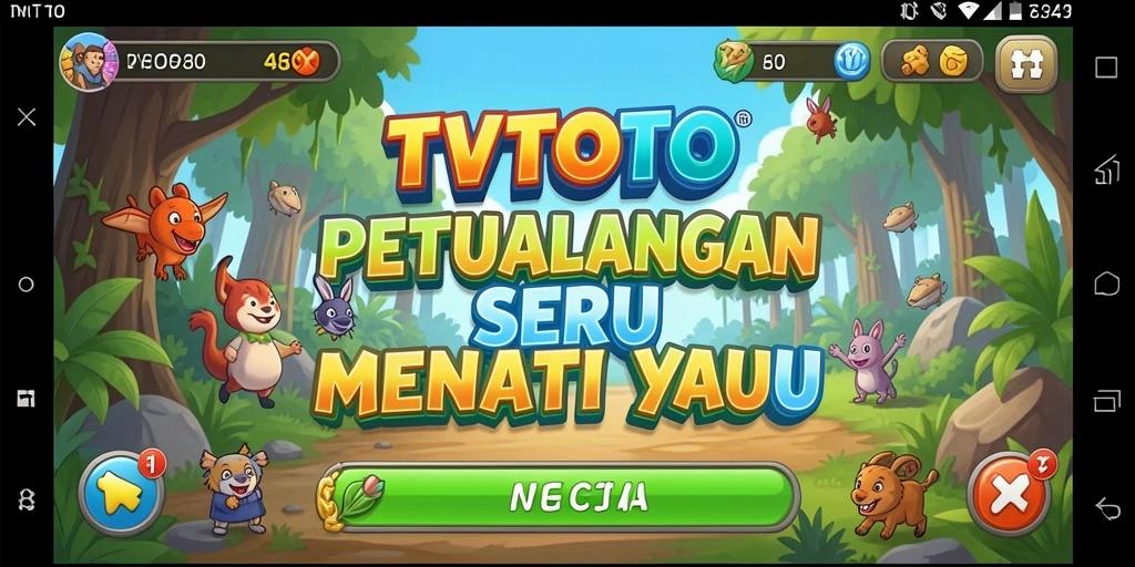 Tampilan seru gameplay TVTOTO yang penuh petualangan.