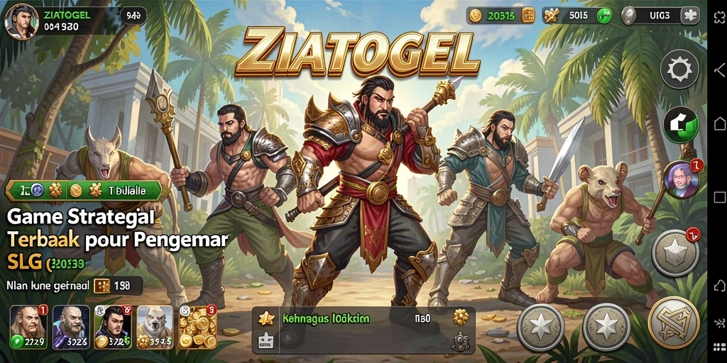 Tampilan gameplay ZIATOGEL yang seru dan penuh strategi.